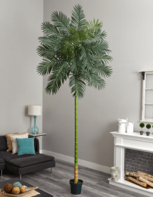 10â€™ Golden Cane Artificial Palm Tree