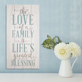 Rustic The Love Of Family Wall Art