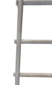 5 Step Grey Decorative Ladder Shelve