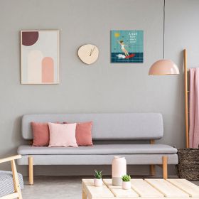 Lake Hair Don't Care Watersking Wall DÃ©cor