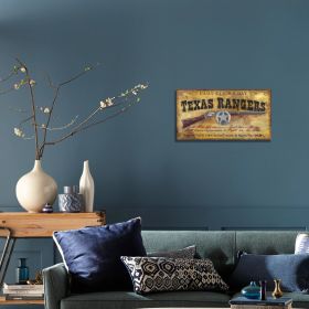 Vintage Texas Rangers Shotgun Wall DÃ©cor