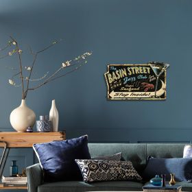 Vintage Cajun Jazz Club Wall DÃ©cor