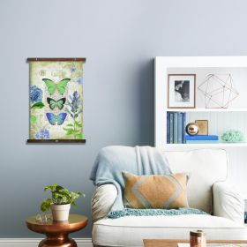 Three Vibrant  Butterflies XL Tapestry Wall DÃ©cor