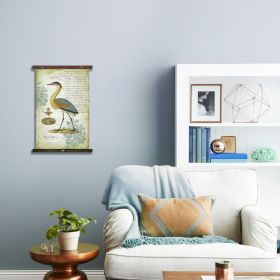 Yellow Vintage Heron Tapestry Wall DÃ©cor