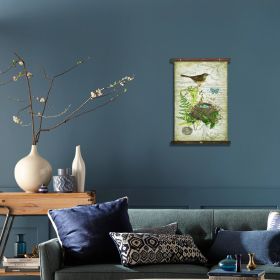 Vintage Song Bird Tapestry Wall DÃ©cor