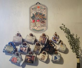 Basket of Goodies Indoor Outdoor Resin Welcome Wall Decor