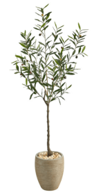 5.5â€™ Olive Artificial Tree in Sand Colored Planter