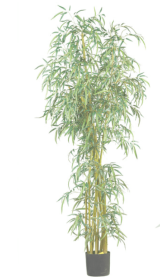 7' Fancy Style Slim Bamboo Silk Tree