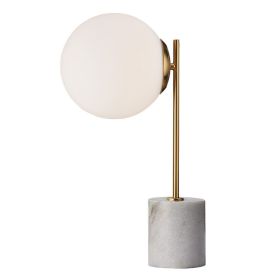 Tuva Marble Table Lamp - Mini White
